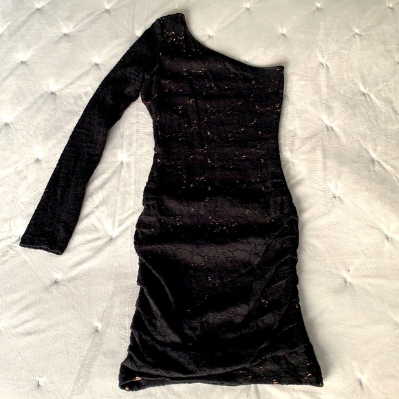 🖤🖤 BCBG STRETCH LACE BODYCON COCKTAIL DRESS - Picture 4 of 10